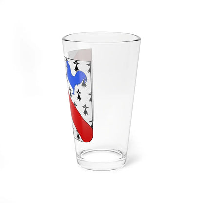 Blason fam uk-fr Law de Lauriston (Scotland) (Coat of Arms) Pint Glass 16oz - Go Mug Yourself