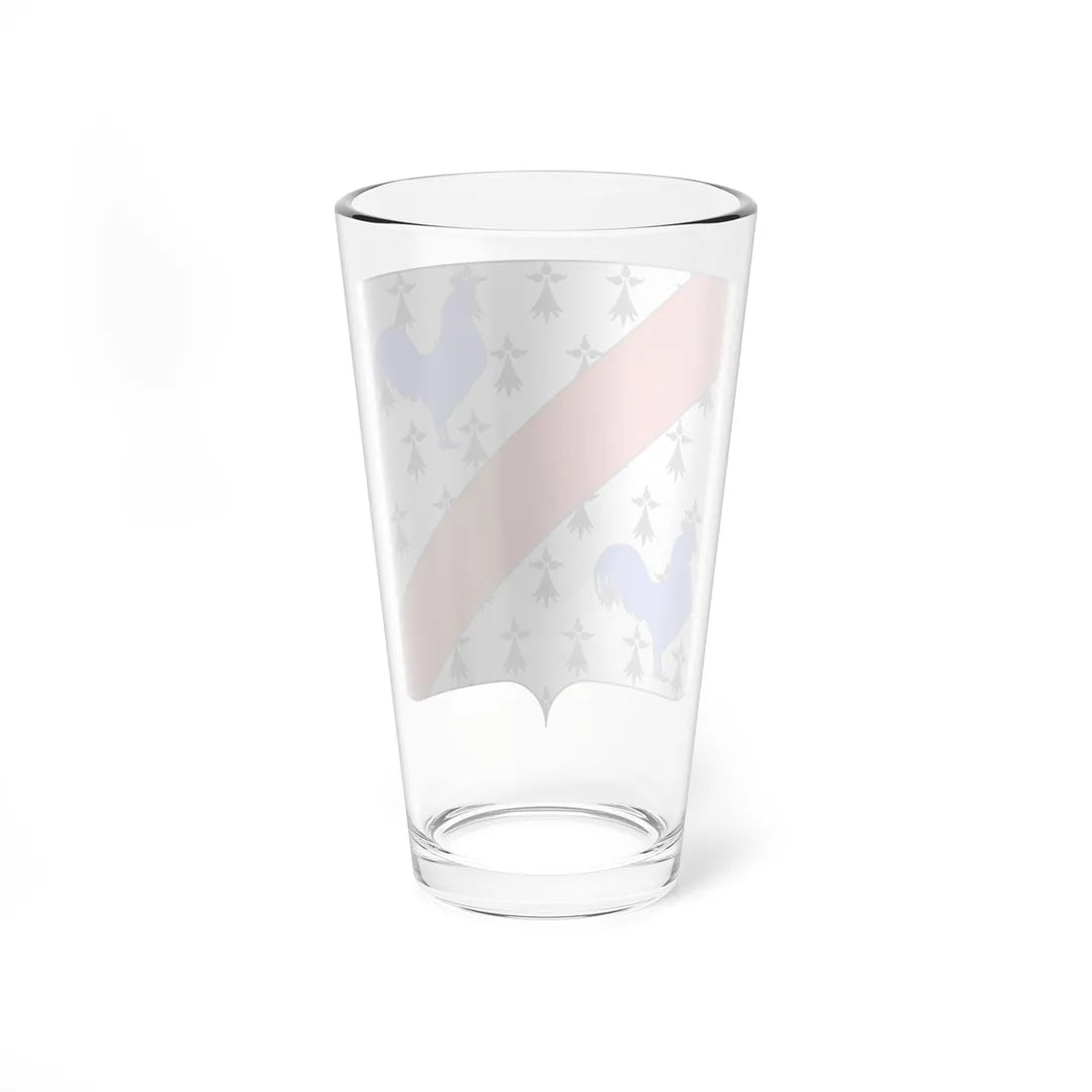 Blason fam uk-fr Law de Lauriston (Scotland) (Coat of Arms) Pint Glass 16oz - Go Mug Yourself