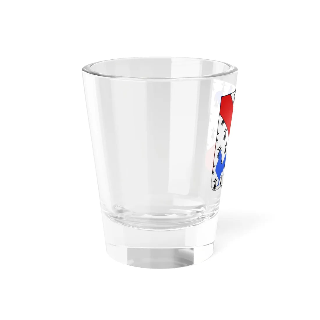 Blason fam uk-fr Law de Lauriston (Scotland) (Coat of Arms) Shot Glass 1.5oz - Go Mug Yourself
