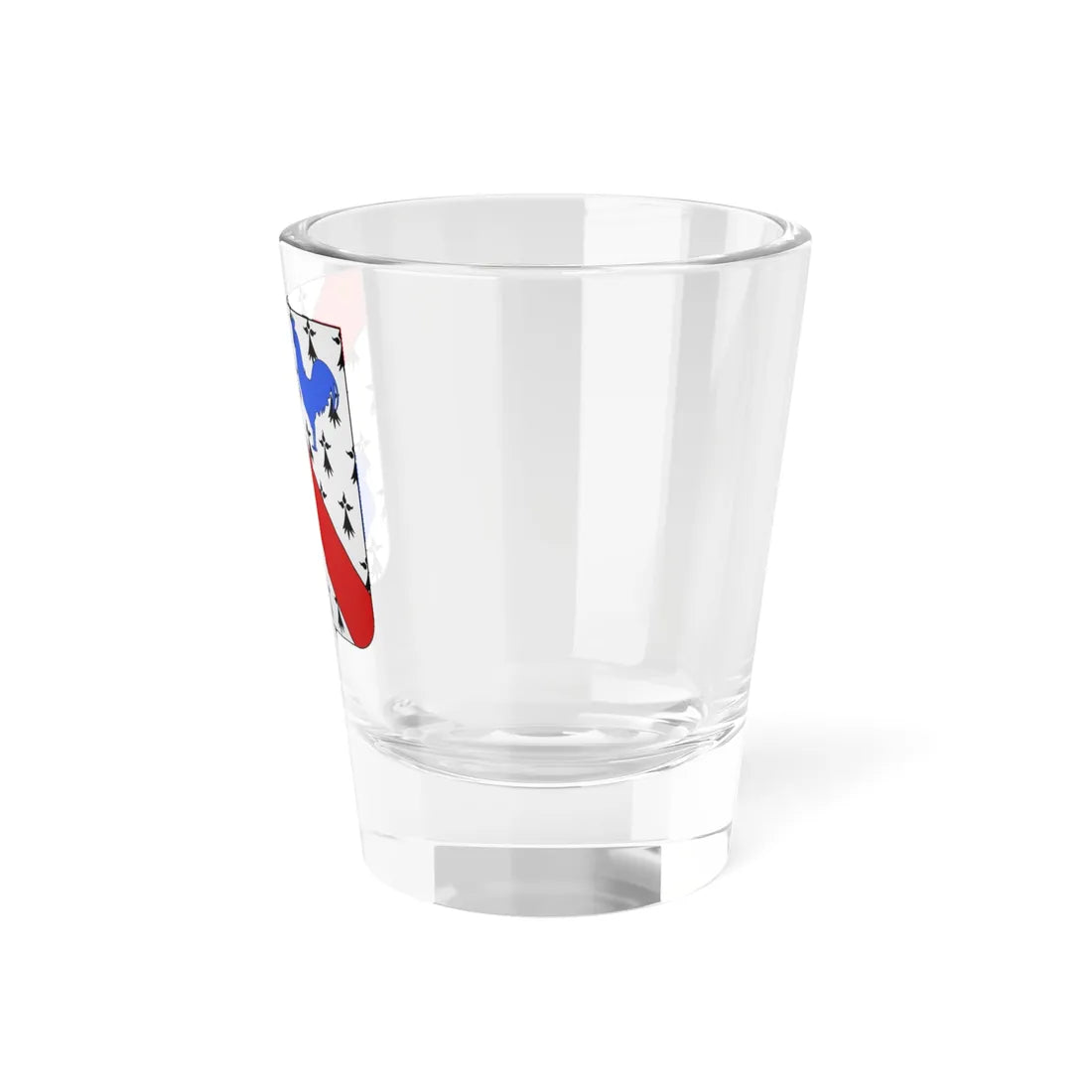 Blason fam uk-fr Law de Lauriston (Scotland) (Coat of Arms) Shot Glass 1.5oz - Go Mug Yourself