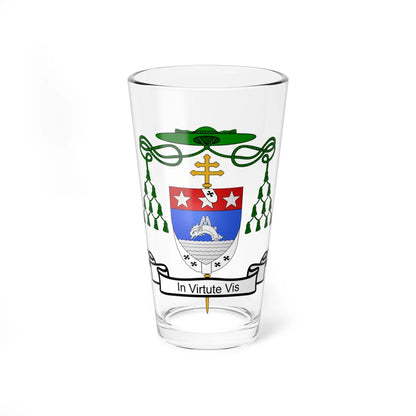 Blason Famille Affre de Saint Rome (France) (Coat of Arms) Pint Glass 16oz 16oz - Go Mug Yourself