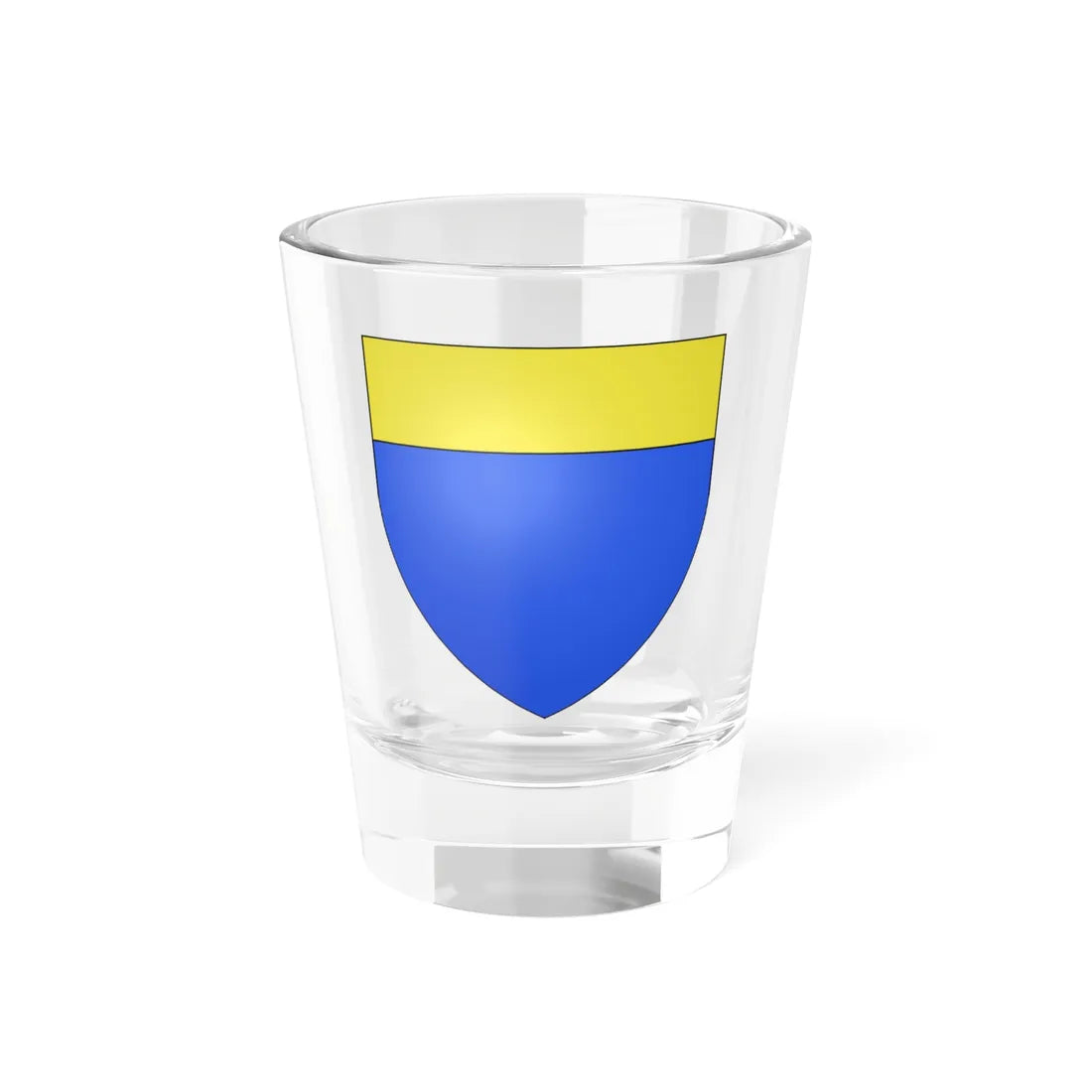 Blason famille Agrain (France) (Coat of Arms) Shot Glass 1.5oz 1.5oz - Go Mug Yourself