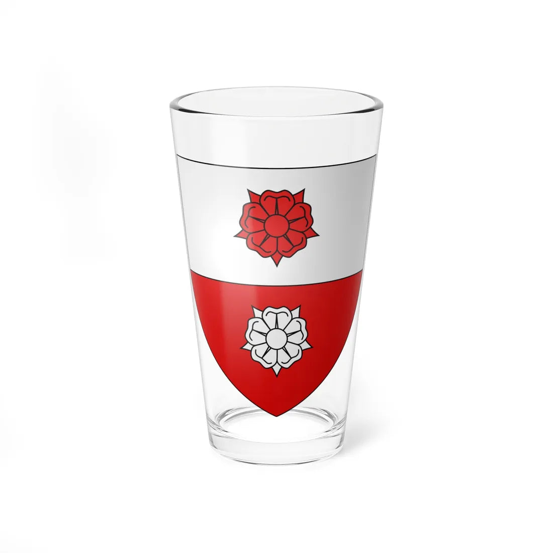 Blason famille Alauzon (France) (Coat of Arms) Pint Glass 16oz 16oz - Go Mug Yourself