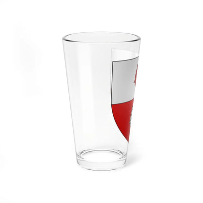 Blason famille Alauzon (France) (Coat of Arms) Pint Glass 16oz - Go Mug Yourself
