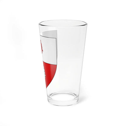 Blason famille Alauzon (France) (Coat of Arms) Pint Glass 16oz - Go Mug Yourself