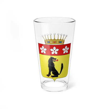 Blason Famille Alexandre de Neufermeil de Montry (France) (Coat of Arms) Pint Glass 16oz 16oz - Go Mug Yourself