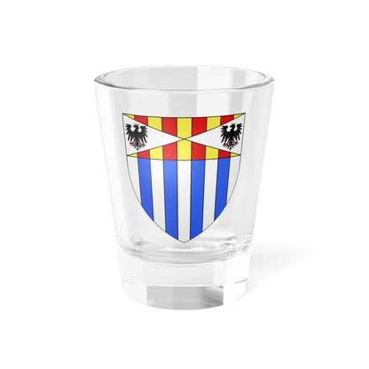 Blason famille Aymerich (Italy) (Coat of Arms) Shot Glass 1.5oz 1.5oz - Go Mug Yourself