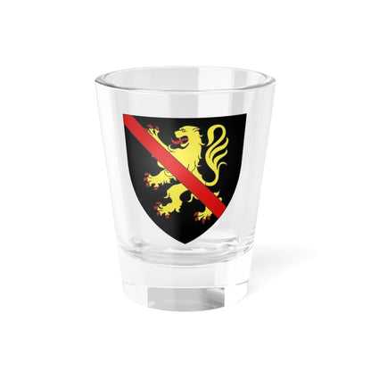 Blason famille be De Dongelberg (Belgium) (Coat of Arms) Shot Glass 1.5oz 1.5oz - Go Mug Yourself