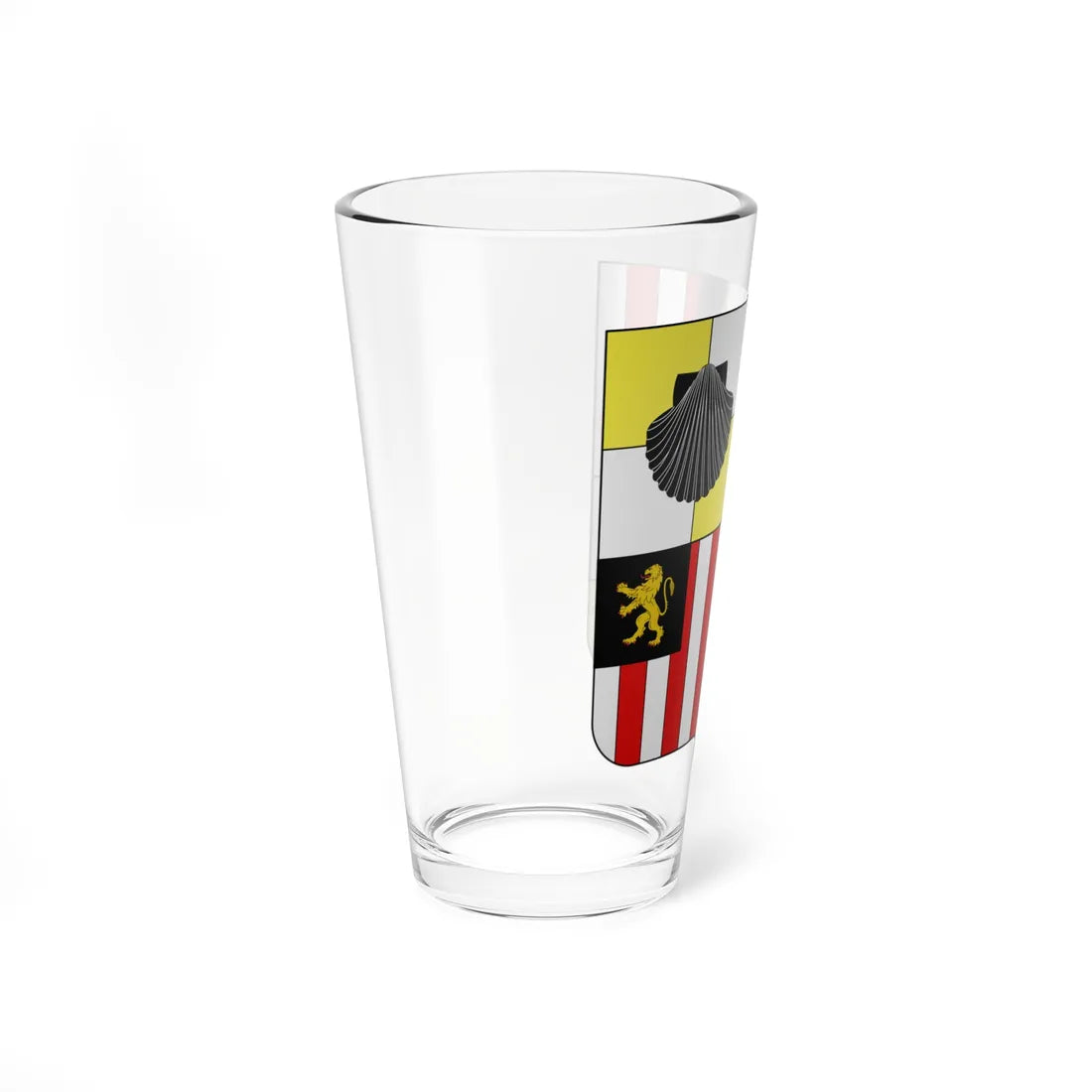 Blason famille be de Fœstraets (Belgium) (Coat of Arms) Pint Glass 16oz - Go Mug Yourself