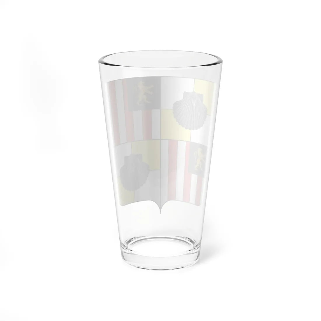 Blason famille be de Fœstraets (Belgium) (Coat of Arms) Pint Glass 16oz - Go Mug Yourself