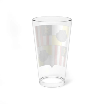 Blason famille be de Fœstraets (Belgium) (Coat of Arms) Pint Glass 16oz - Go Mug Yourself