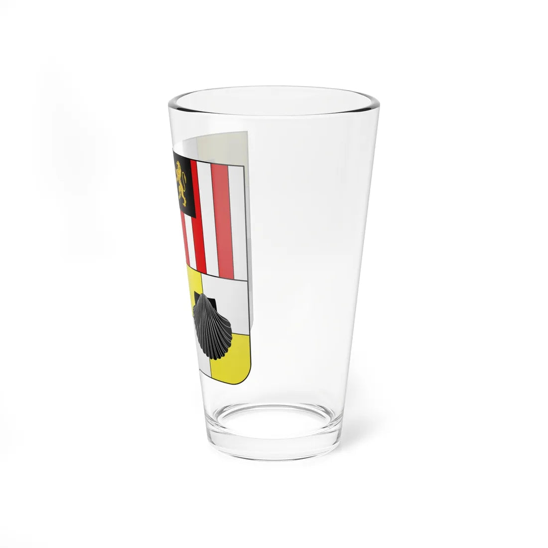 Blason famille be de Fœstraets (Belgium) (Coat of Arms) Pint Glass 16oz - Go Mug Yourself