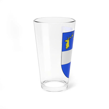 Blason famille be Fontaine de Ghélin (Belgium) (Coat of Arms) Pint Glass 16oz - Go Mug Yourself