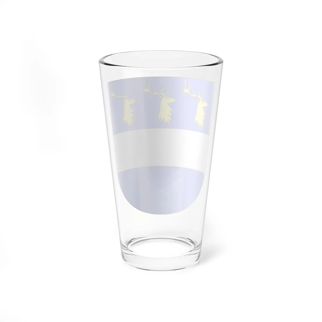Blason famille be Fontaine de Ghélin (Belgium) (Coat of Arms) Pint Glass 16oz - Go Mug Yourself