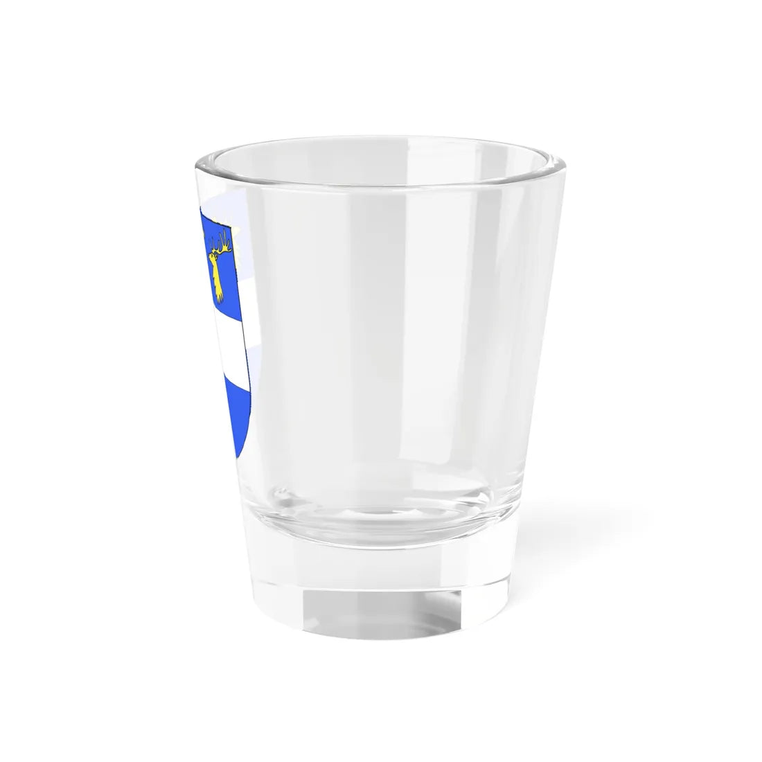 Blason famille be Fontaine de Ghélin (Belgium) (Coat of Arms) Shot Glass 1.5oz - Go Mug Yourself
