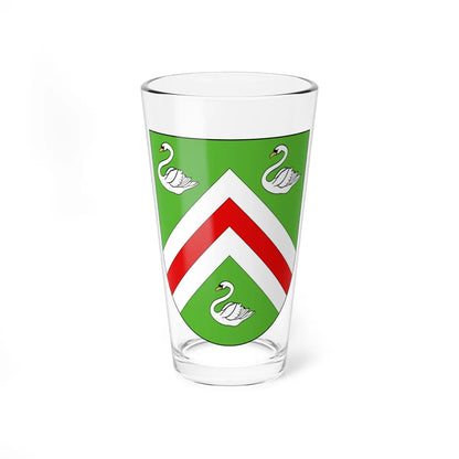 Blason famille be Vanden Avenne (Belgium) (Coat of Arms) Pint Glass 16oz 16oz - Go Mug Yourself