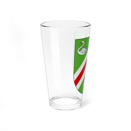Blason famille be Vanden Avenne (Belgium) (Coat of Arms) Pint Glass 16oz - Go Mug Yourself