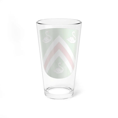 Blason famille be Vanden Avenne (Belgium) (Coat of Arms) Pint Glass 16oz - Go Mug Yourself
