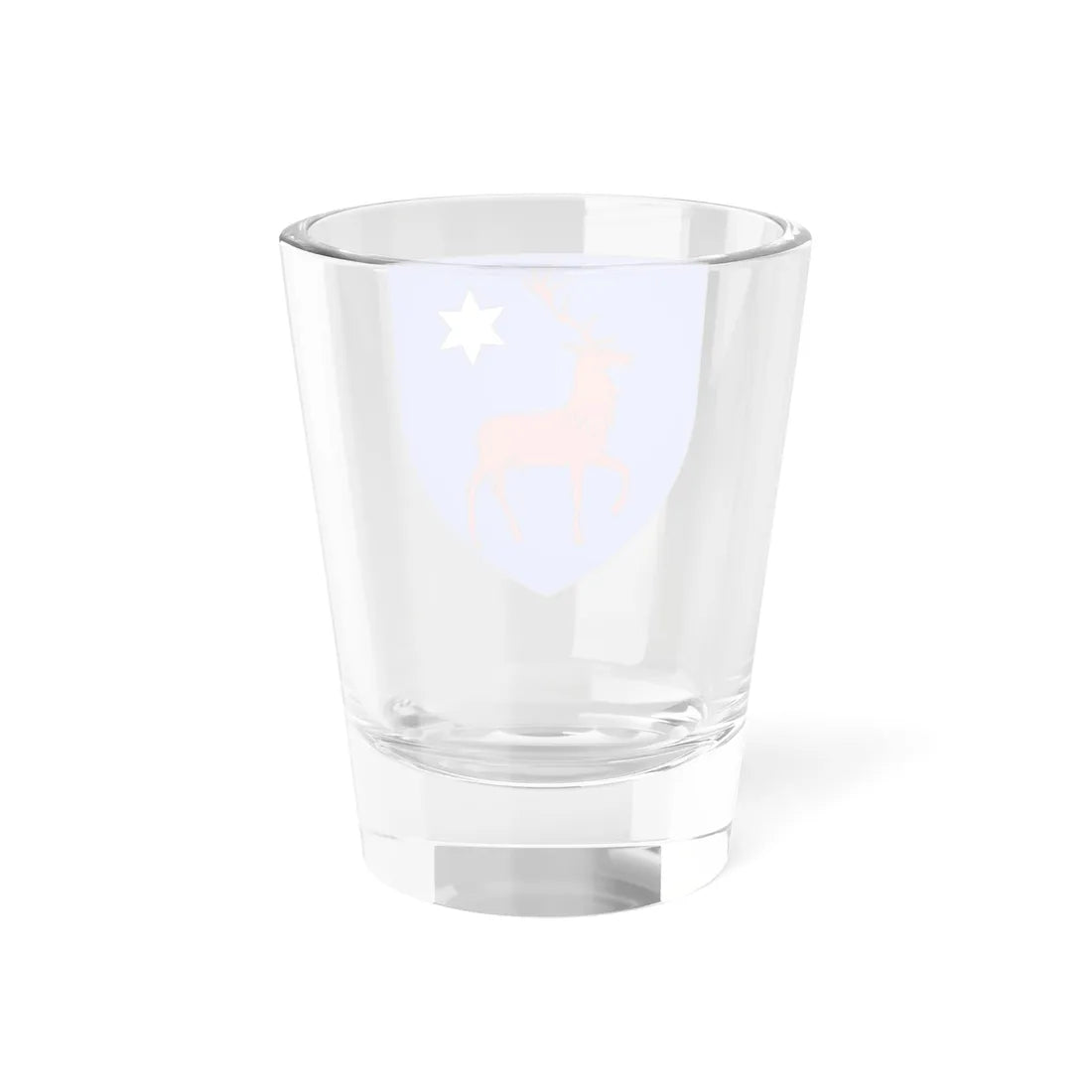 Blason famille ch de Cerjat Pays de Vaud (Switzerland) (Coat of Arms) Shot Glass 1.5oz - Go Mug Yourself
