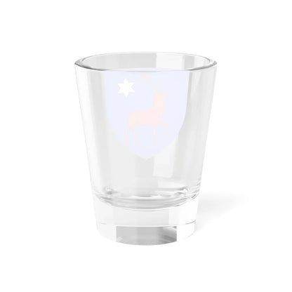 Blason famille ch de Cerjat Pays de Vaud (Switzerland) (Coat of Arms) Shot Glass 1.5oz - Go Mug Yourself