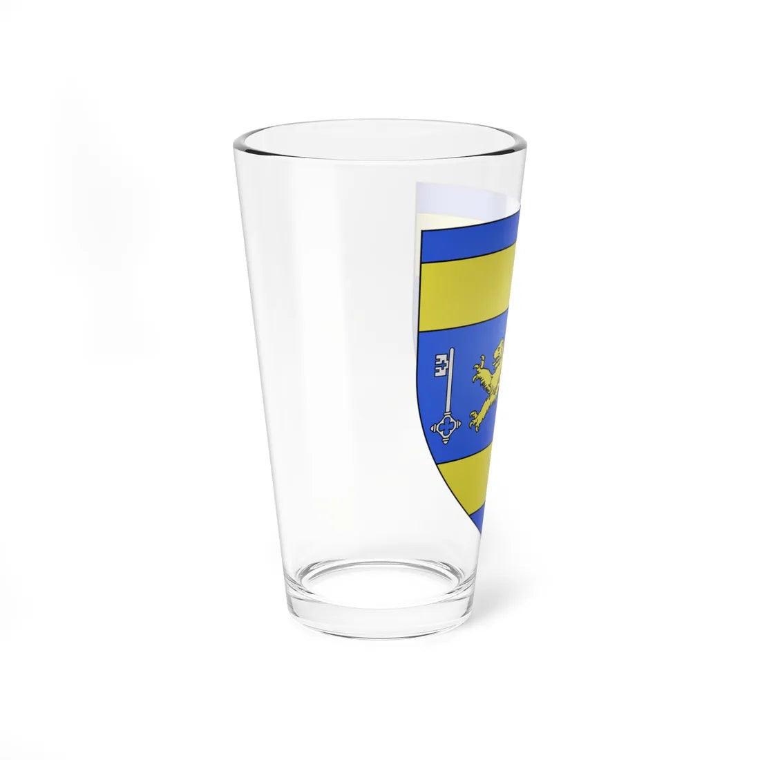 Blason famille ch Johann Heinrich Pestalozzi (Switzerland) (Coat of Arms) Pint Glass 16oz - Go Mug Yourself