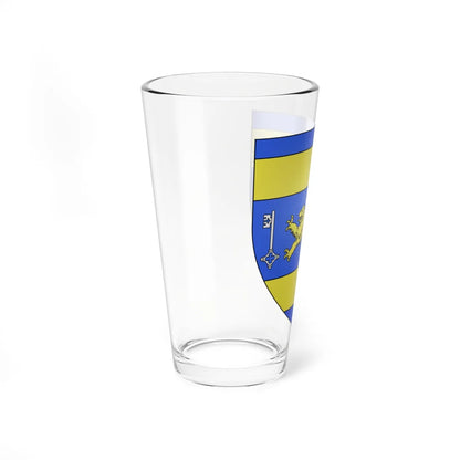 Blason famille ch Johann Heinrich Pestalozzi (Switzerland) (Coat of Arms) Pint Glass 16oz - Go Mug Yourself