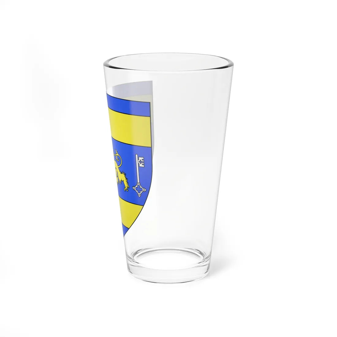 Blason famille ch Johann Heinrich Pestalozzi (Switzerland) (Coat of Arms) Pint Glass 16oz - Go Mug Yourself