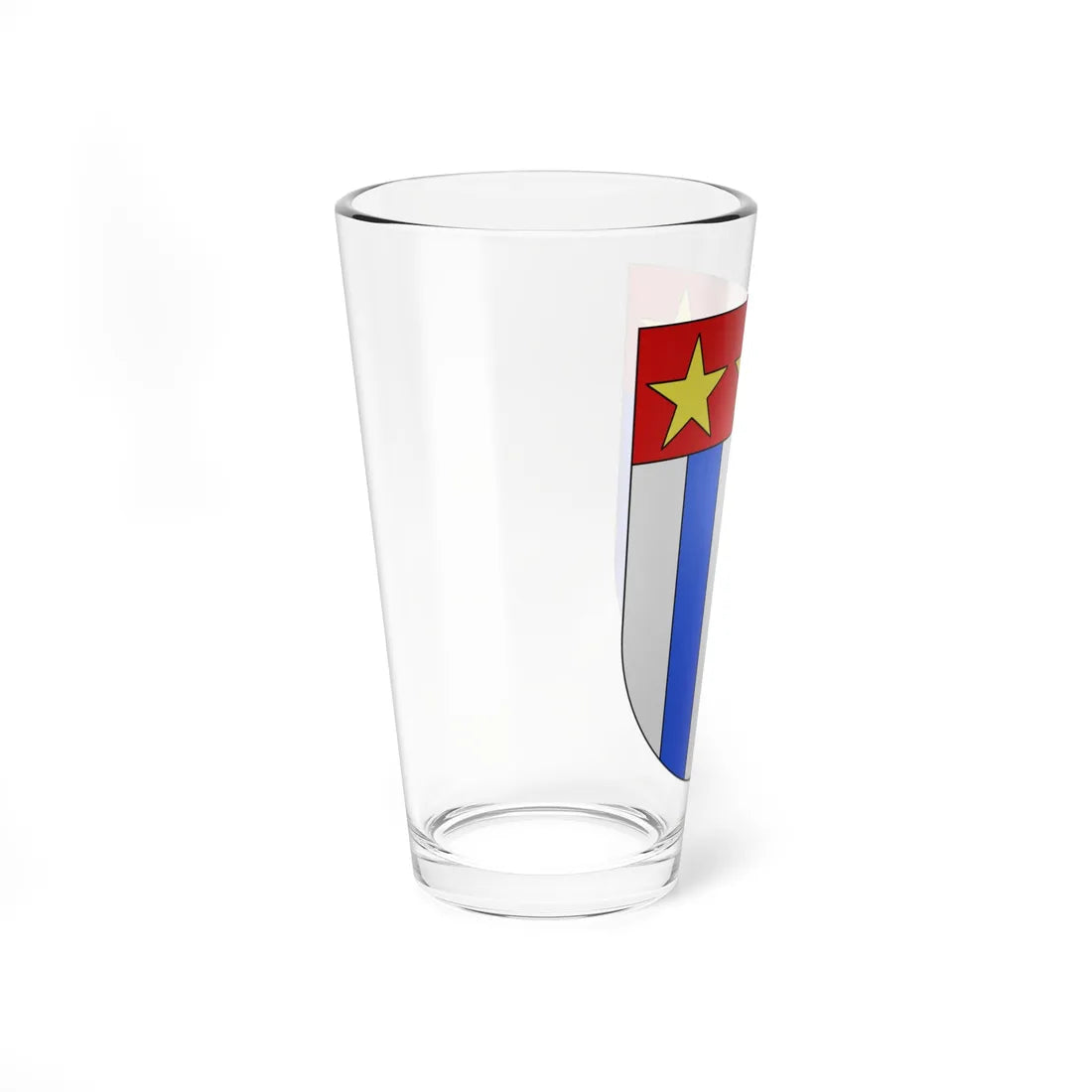 Blason famille ch Montferrand-La Sarraz Vaud (Switzerland) (Coat of Arms) Pint Glass 16oz - Go Mug Yourself