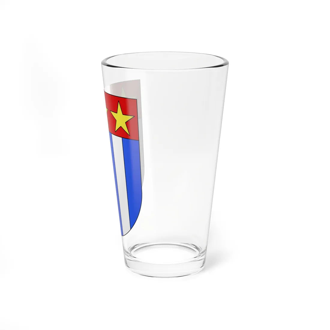 Blason famille ch Montferrand-La Sarraz Vaud (Switzerland) (Coat of Arms) Pint Glass 16oz - Go Mug Yourself