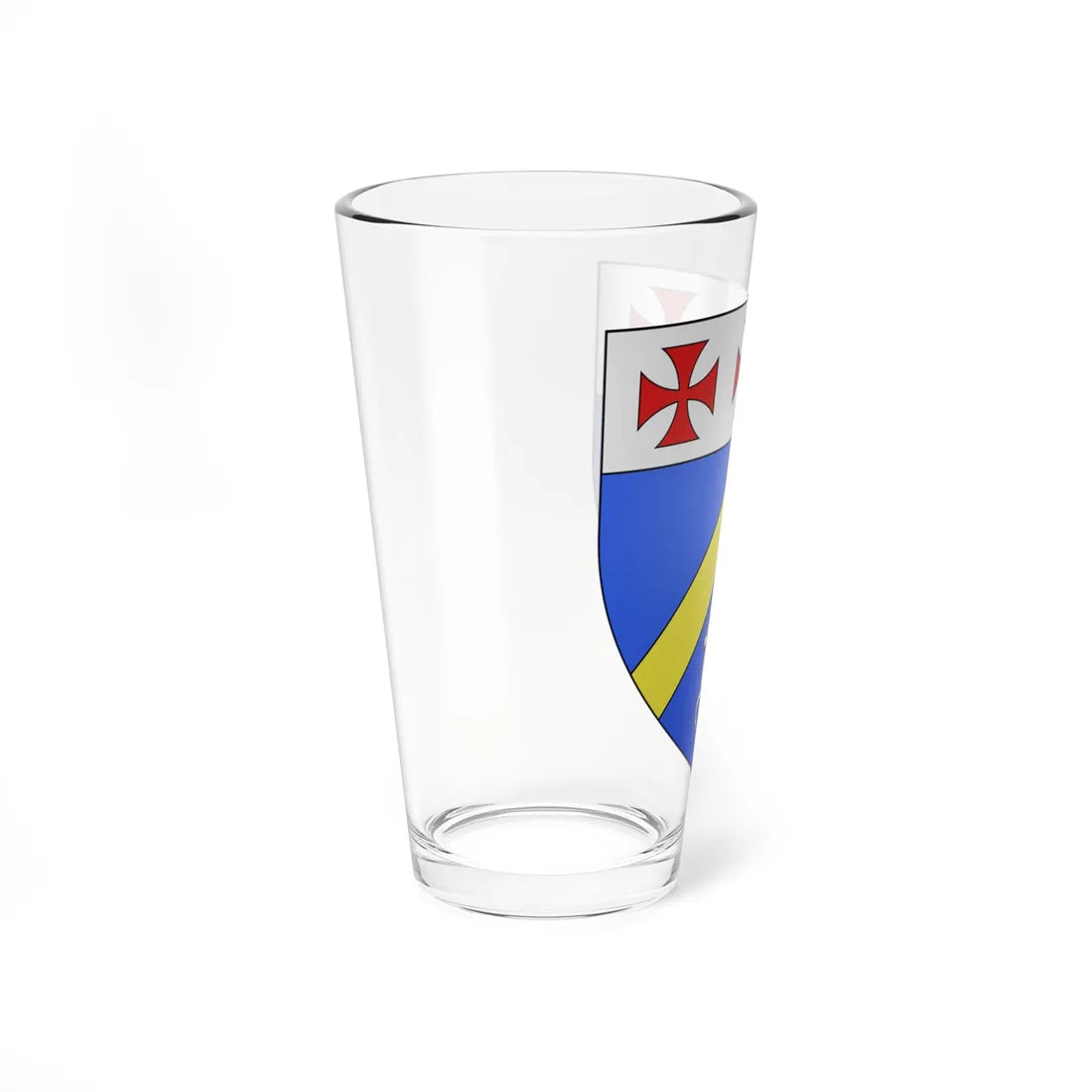 Blason famille dAignan (France) (Coat of Arms) Pint Glass 16oz - Go Mug Yourself