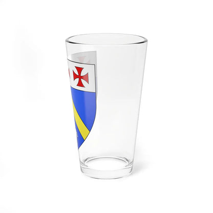 Blason famille dAignan (France) (Coat of Arms) Pint Glass 16oz - Go Mug Yourself
