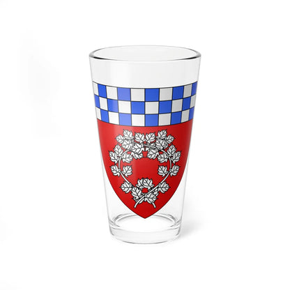Blason famille dAilly (France) (Coat of Arms) Pint Glass 16oz 16oz - Go Mug Yourself