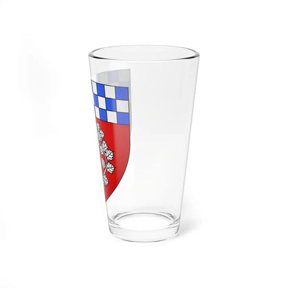 Blason famille dAilly (France) (Coat of Arms) Pint Glass 16oz - Go Mug Yourself