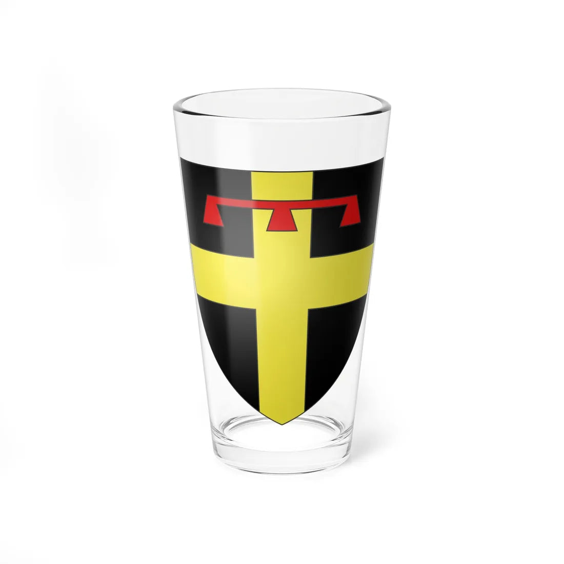 Blason Famille dAlbon de Saint-André (France) (Coat of Arms) Pint Glass 16oz 16oz - Go Mug Yourself