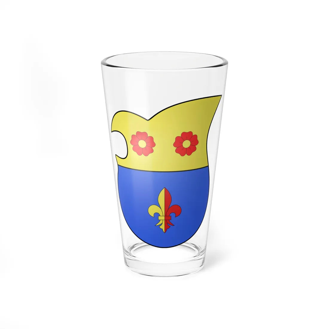 Blason famille de Gail targe (Germany) (Coat of Arms) Pint Glass 16oz 16oz - Go Mug Yourself