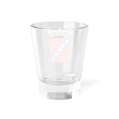Blason famille de la Barre dErquelinnes (Belgium) (Coat of Arms) Shot Glass 1.5oz - Go Mug Yourself
