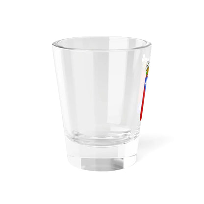 Blason famille de la Barre dErquelinnes (Belgium) (Coat of Arms) Shot Glass 1.5oz - Go Mug Yourself