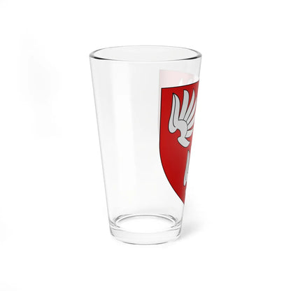 Blason famille de Watteville Wattenwyl (Switzerland) (Coat of Arms) Pint Glass 16oz - Go Mug Yourself