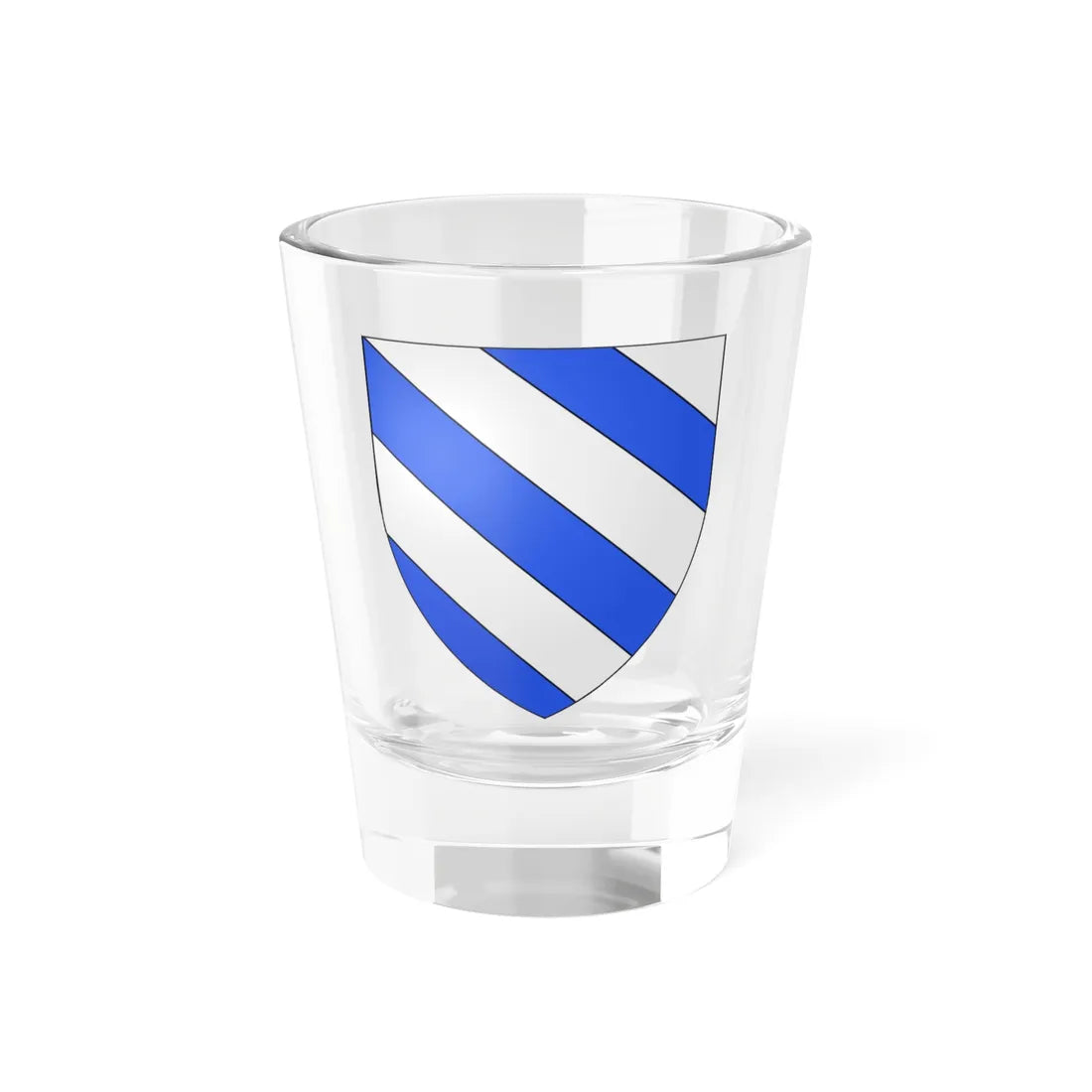 Blason famille Fieschi (Italy) (Coat of Arms) Shot Glass 1.5oz 1.5oz - Go Mug Yourself