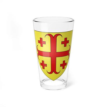 Blason famille fr Abdis (France) (Coat of Arms) Pint Glass 16oz 16oz - Go Mug Yourself