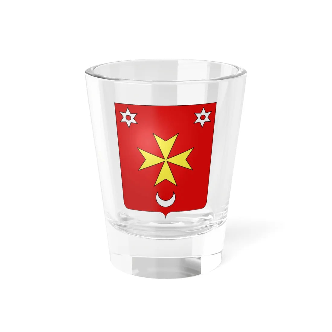 Blason Famille fr Absolu (France) (Coat of Arms) Shot Glass 1.5oz 1.5oz - Go Mug Yourself