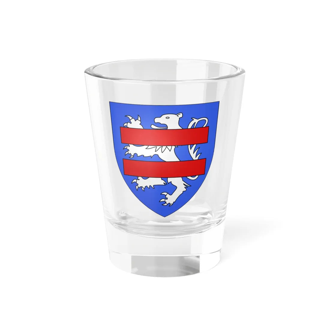 Blason famille fr Achard (France) (Coat of Arms) Shot Glass 1.5oz 1.5oz - Go Mug Yourself