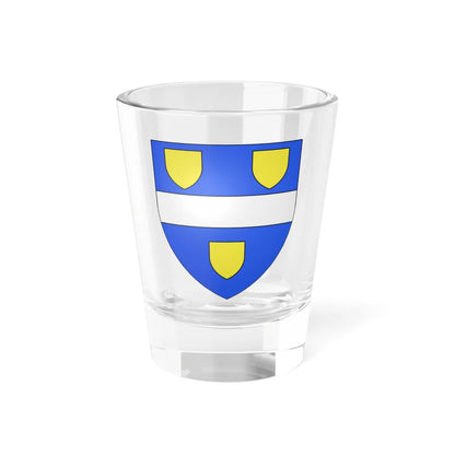 Blason famille fr Acher (France) (Coat of Arms) Shot Glass 1.5oz 1.5oz - Go Mug Yourself