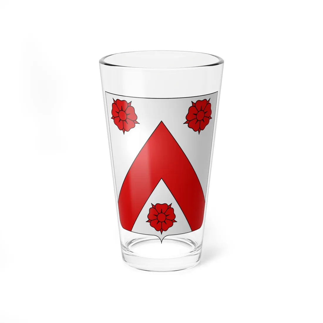 Blason famille fr Adam de Morche-Bosc-Fontaine (France) (Coat of Arms) Pint Glass 16oz 16oz - Go Mug Yourself