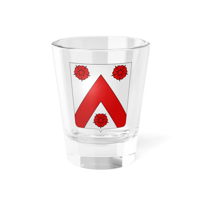 Blason famille fr Adam de Morche-Bosc-Fontaine (France) (Coat of Arms) Shot Glass 1.5oz 1.5oz - Go Mug Yourself