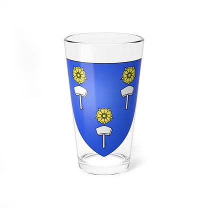 Blason famille fr Adam (France) (Coat of Arms) Pint Glass 16oz 16oz - Go Mug Yourself