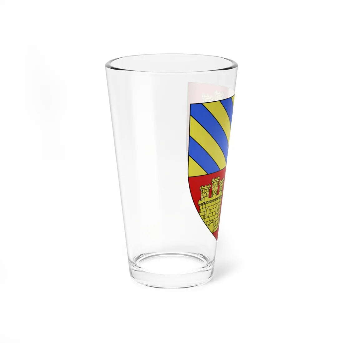 Blason famille fr Adhémar de Grignan (France) (Coat of Arms) Pint Glass 16oz - Go Mug Yourself
