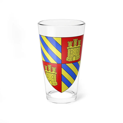 Blason famille fr Adhémar de Grignan (France) (Coat of Arms) Pint Glass 16oz - Go Mug Yourself