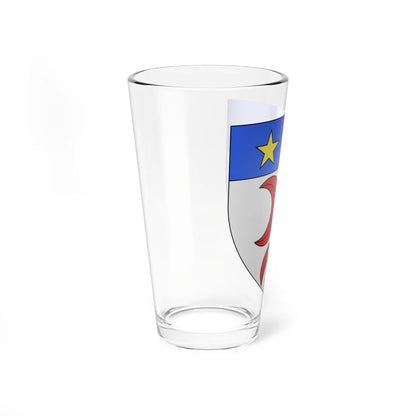 Blason famille fr AGERON (France) (Coat of Arms) Pint Glass 16oz - Go Mug Yourself