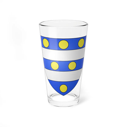 Blason famille fr Aladane Nivernais (France) (Coat of Arms) Pint Glass 16oz 16oz - Go Mug Yourself